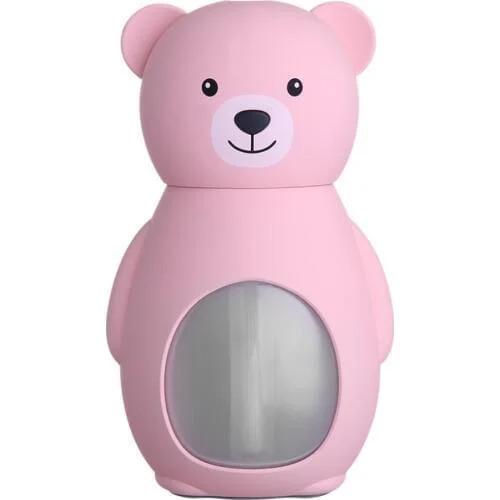 Ультразвуковий зволожувач повітря Humidifier Bear 160 мл Рожевий (EL-1178)