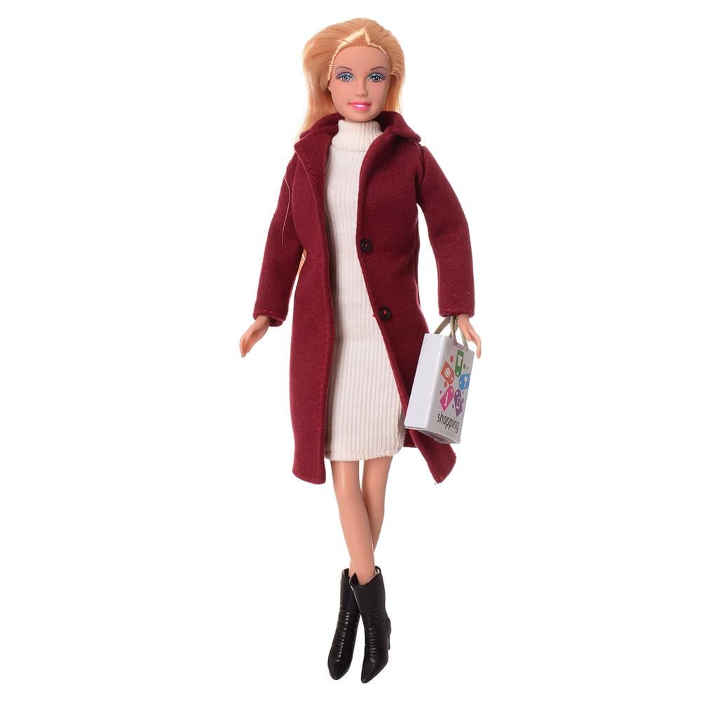 Кукла Defa Модница в пальто и ботинках (8419)