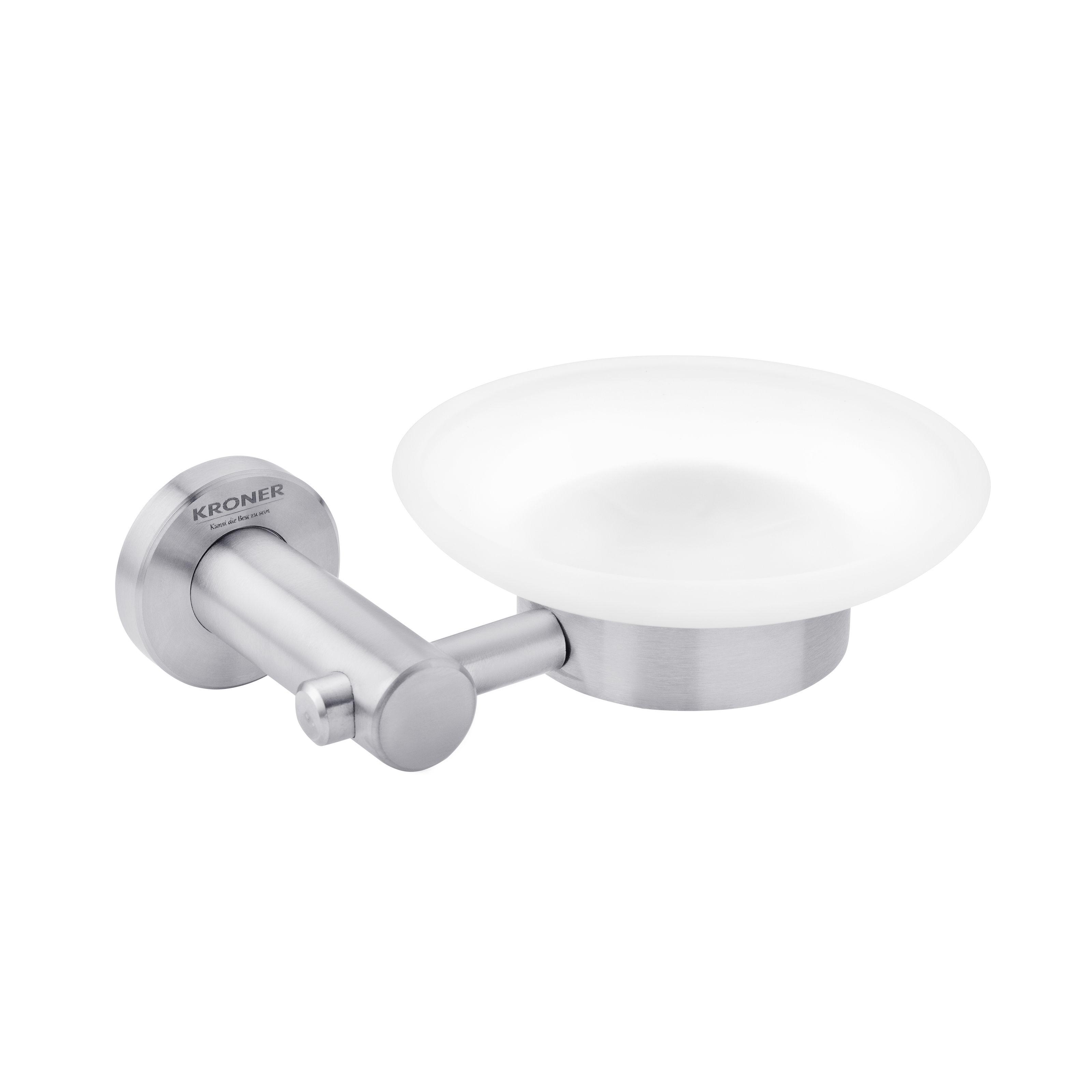 Мыльница настенная KRONER Edelstahl Klassisch CV025639 Хром (134704)