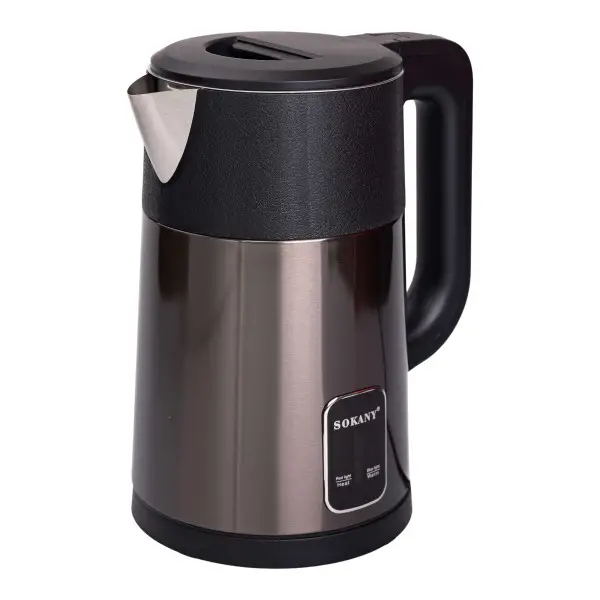 Електрочайник із підтримкою тепла Sokany SK-09017 із нержавіючої сталі 2,5 л 1500 Вт Шоколадний (147-107-SK-09017G) - фото 4 Електрочайник із підтримкою тепла Sokany SK-09017 із нержавіючої сталі 2,5 л 1500 Вт Шоколадний (147-107-SK-09017G) - фото 4