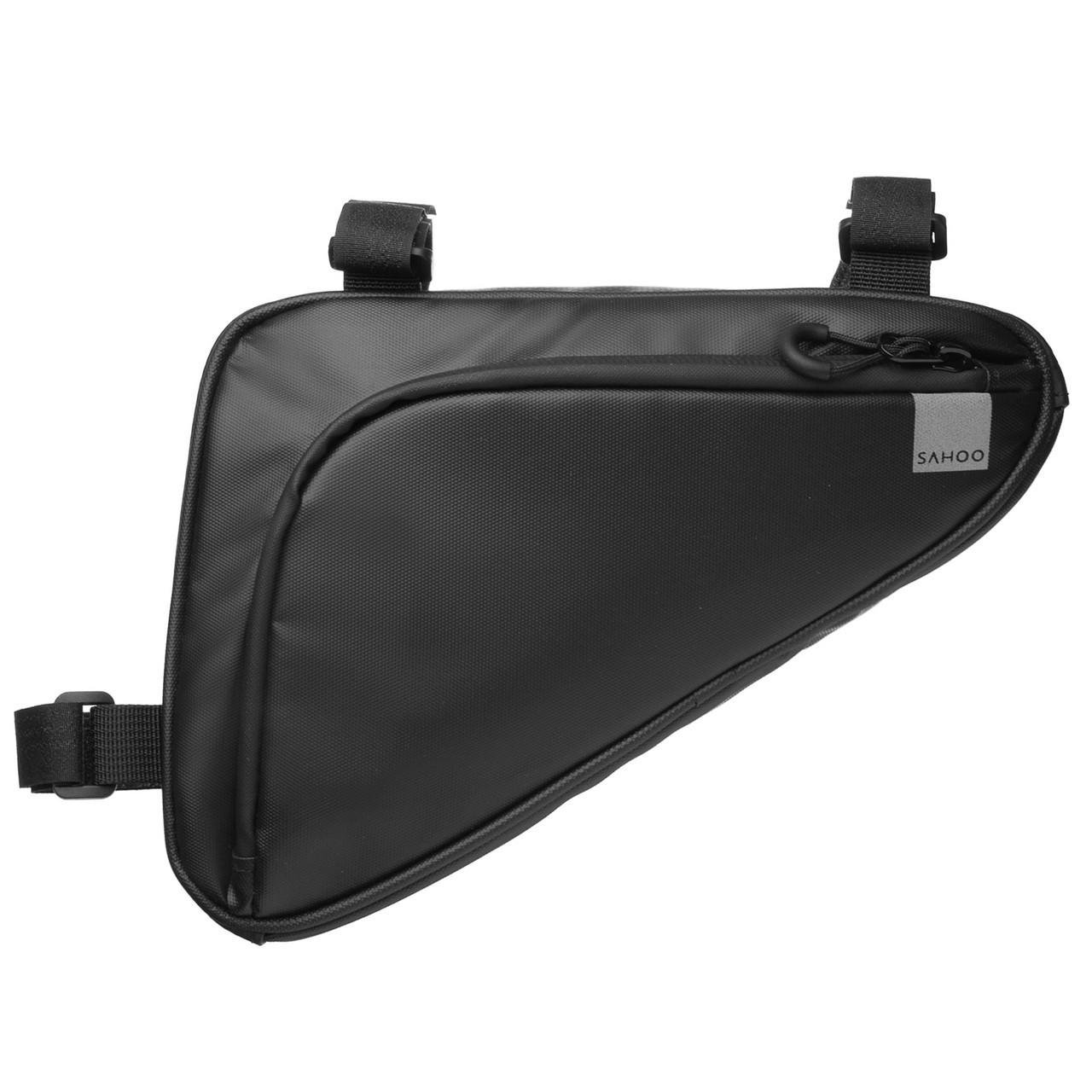 Велосумка под раму Sahoo 122065 Frame Bag 1,5L Black - фото 1