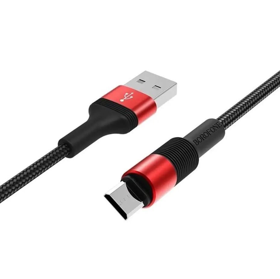 Кабель Borofone BX21 USB/MicroUSB 2,4A/1м Red Кабель Borofone BX21 USB/MicroUSB 2,4A/1м Red