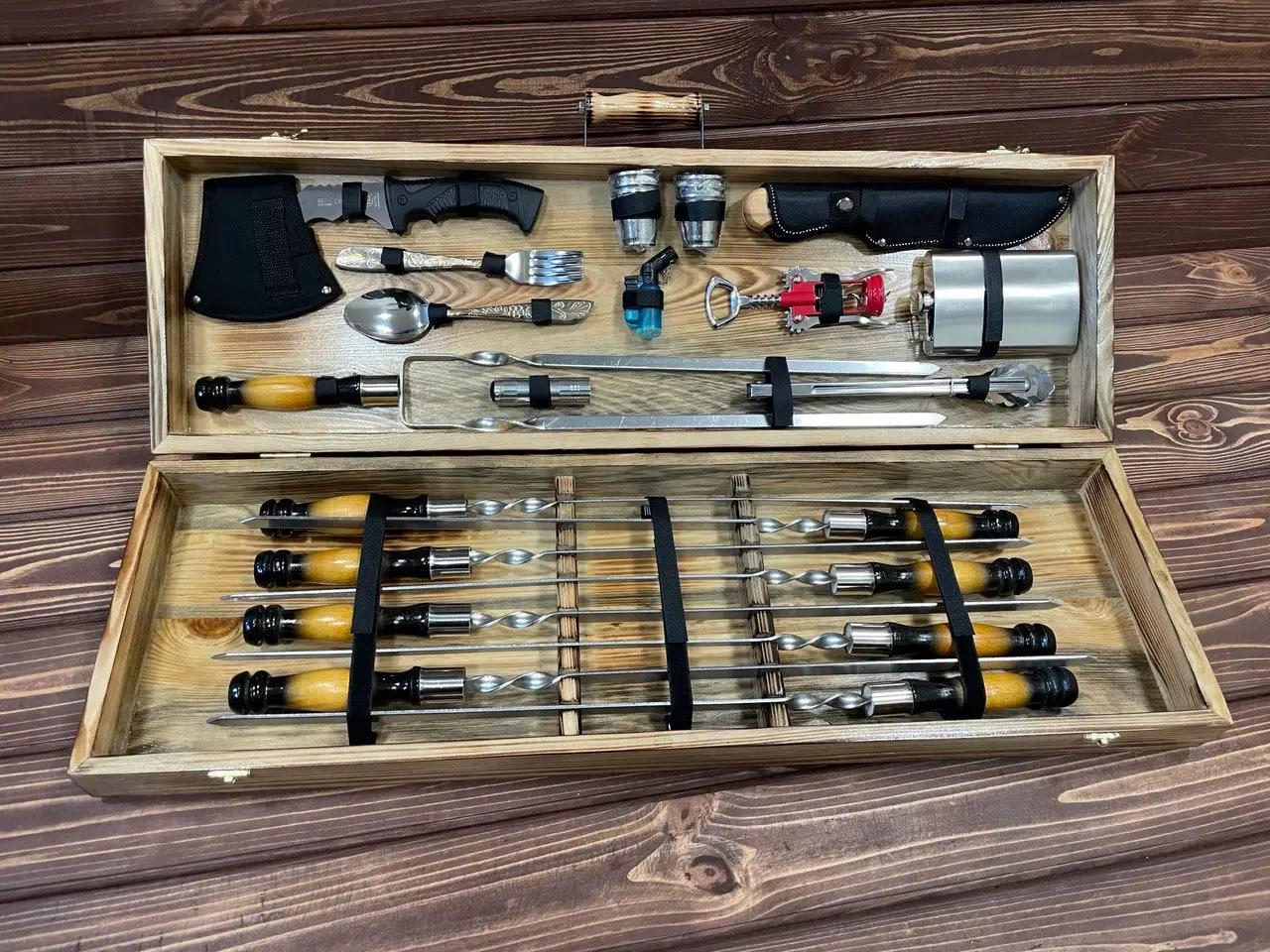 Набор шампуров № 23 в кейсе (10644395)