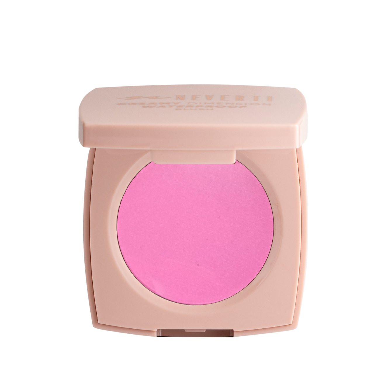 Румяна водостойкие компактные Neverti Creamy Dimension Waterproof Blush 6 г NP203 007 Peony Pink Ярко-розовый