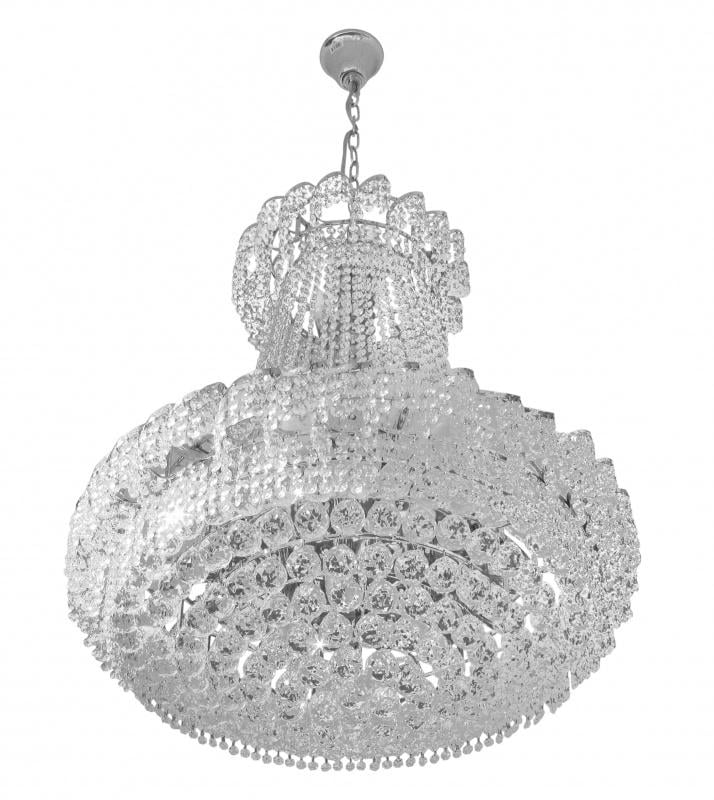 Люстра подвесная большая для холла Brille BCL-352S/18