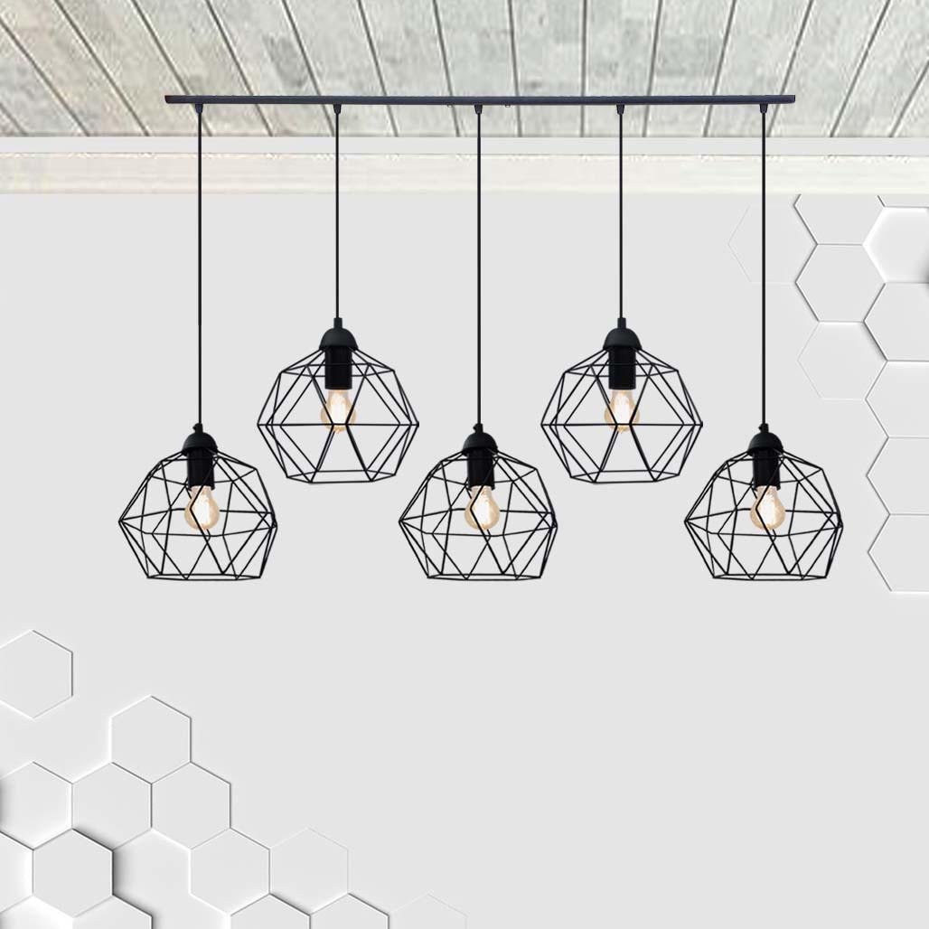 Люстра Levistella Anthill-5 Black