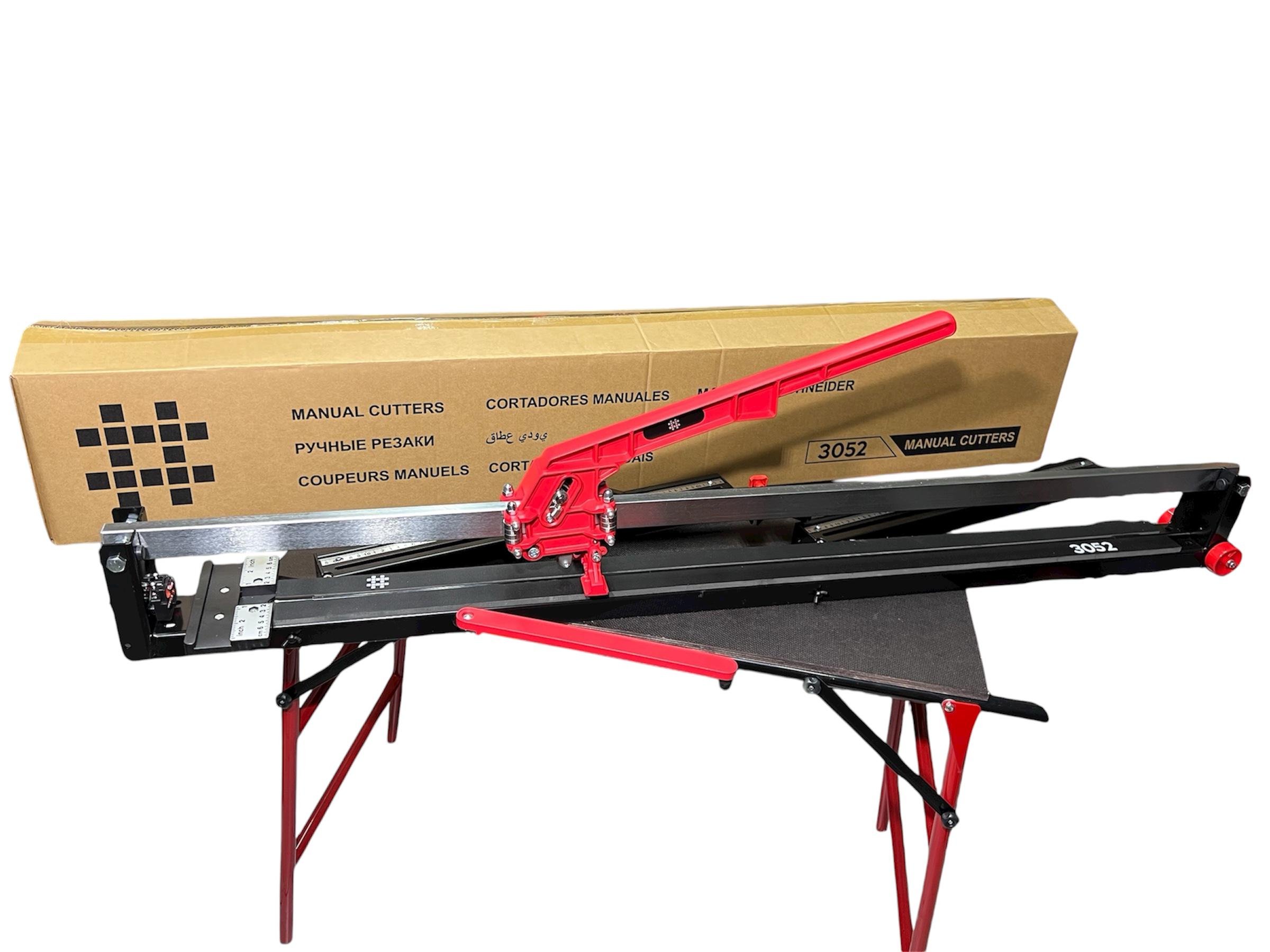 Плиткорез ручной монорельсовый Shijing 3052 откидная лапка 1200 мм и лазер