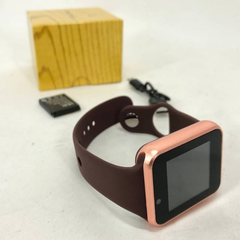 Смарт-годинник Smart Watch A1 Bluetooth з слотом під sim-карту 400 mAh Gold (tf4618) - фото 11