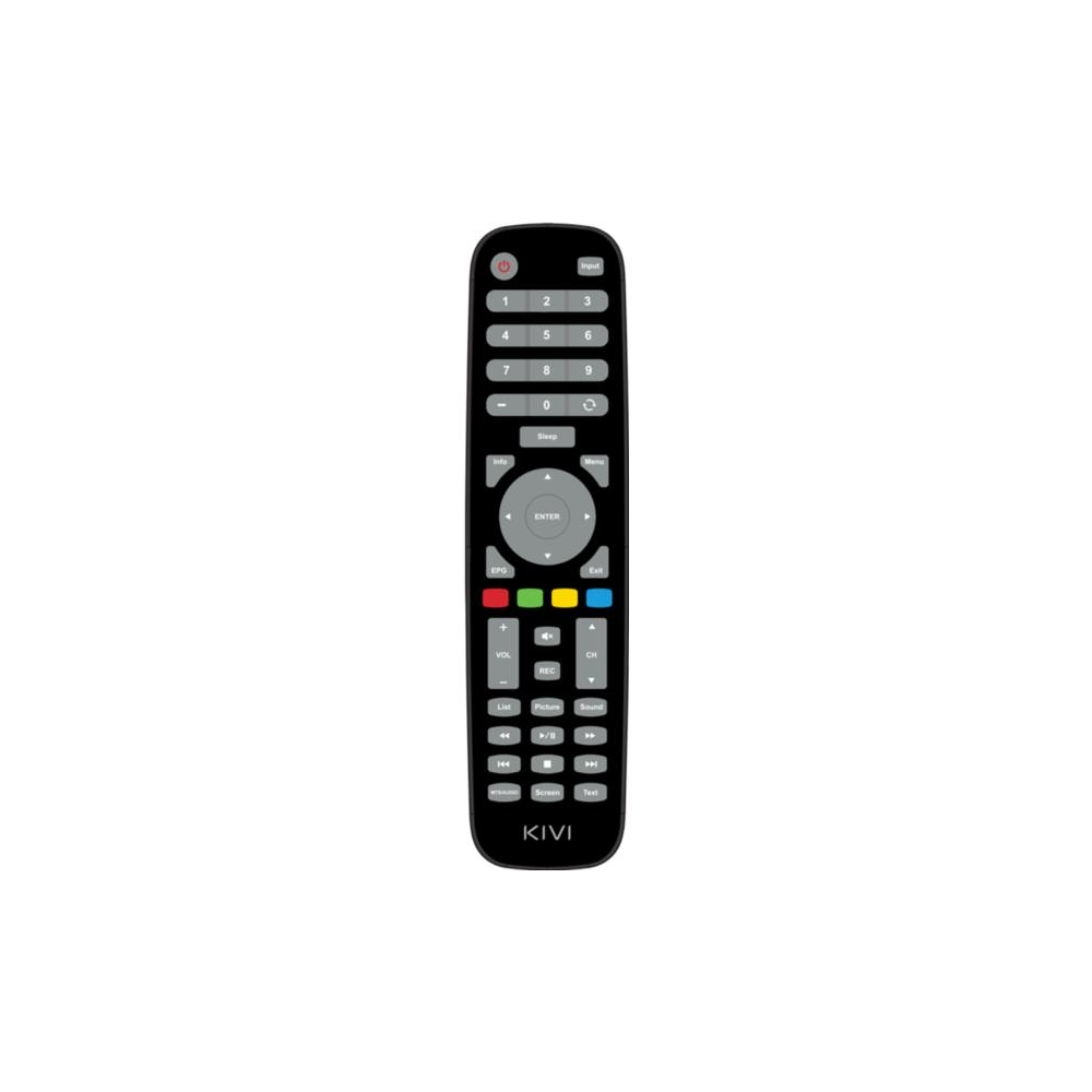 Пульт інфрачервоний Kivi RC-79 для ТВ 2xААА Black (504Q3250129)