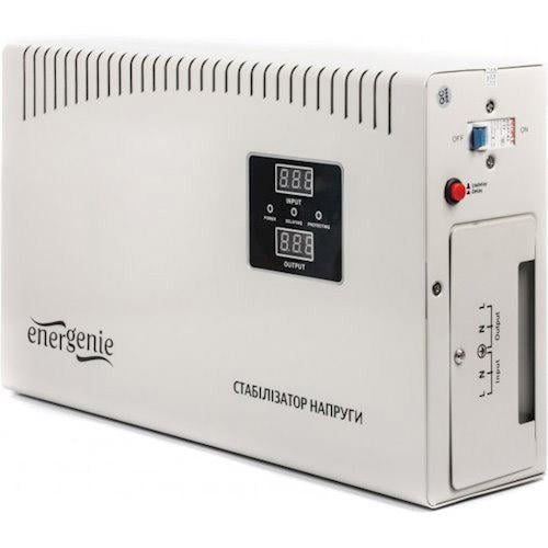 Стабилизатор напряжения EnerGenie EG-AVR-DW5000-01 5000VA Relay White (24869058) - фото 2 Стабилизатор напряжения EnerGenie EG-AVR-DW5000-01 5000VA Relay White (24869058) - фото 2