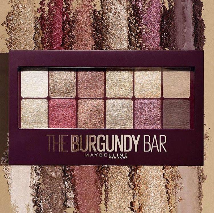 Палетка теней для век Maybelline New York The Burgundy bar - фото 2