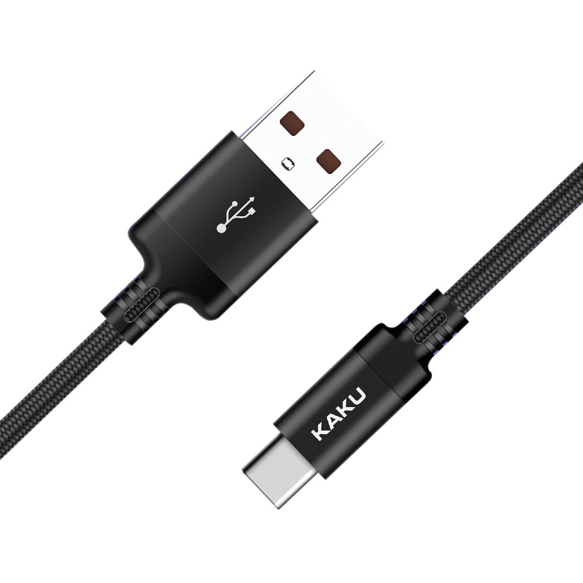 USB кабель Kaku KSC-331 USB-Type-C 3 м Black (1250966173)