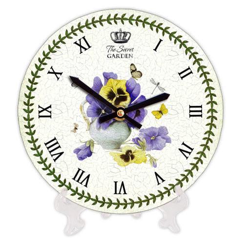 Часы настенные круглые Presentville Цветы в вазе 18 см (CH18 P 15S055)
