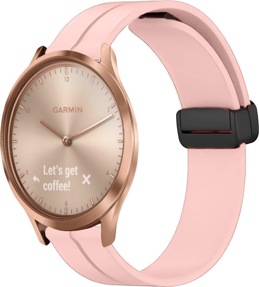 Ремешок для смарт-часов Rysta для Garmin Vivomove HR Pink (41659-31) Ремешок для смарт-часов Rysta для Garmin Vivomove HR Pink (41659-31)