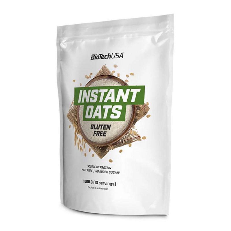 Гейнер вівсяний коктейль BioTech USA Instant Oats Gluten Free 1 кг Шоколадний (21375-01)