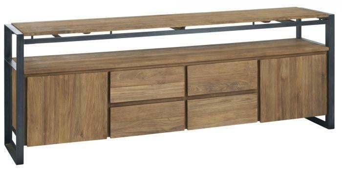 Комод Loft NS-298 930x2000x400 мм Черный (6156d5943edc877ba8589b89)