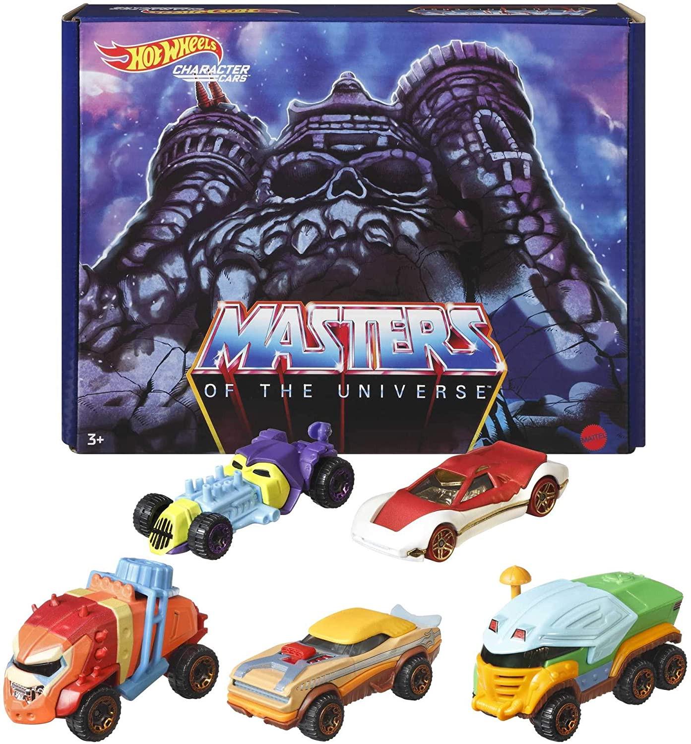 Набор машинок Hot Wheels Masters of the Universe 5-Pack