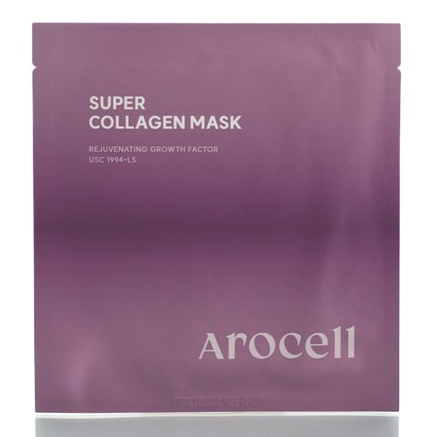 Маска гидрогелевая с коллагеном и пептидами для лифтинга и увлажнения Arocell Super Collagen Mask 43 мл