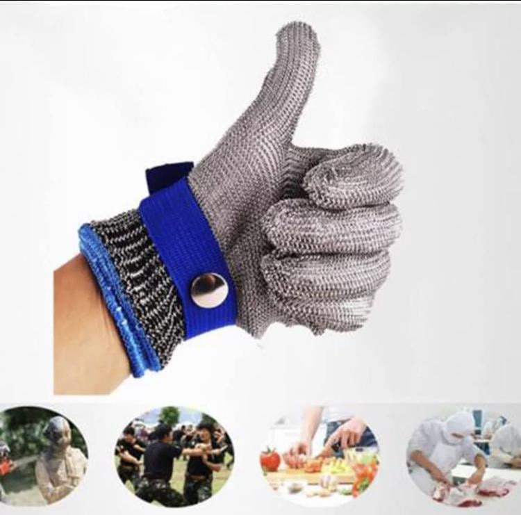 Перчатка кольчужная Anticut glove с нержавеющей стали - фото 3 Перчатка кольчужная Anticut glove с нержавеющей стали - фото 3