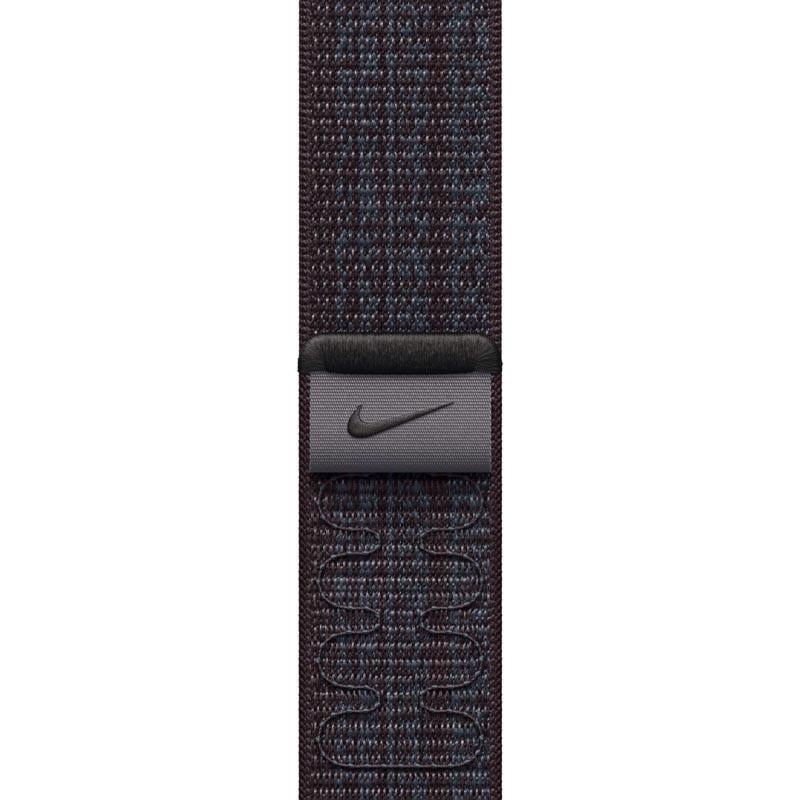 Ремешок Nike Sport Loop для Apple Watch 38/40/41/42 мм ser.10 Black/Blue