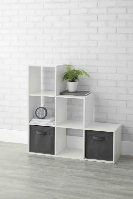 Полка для книг на 6 ячеек Белый