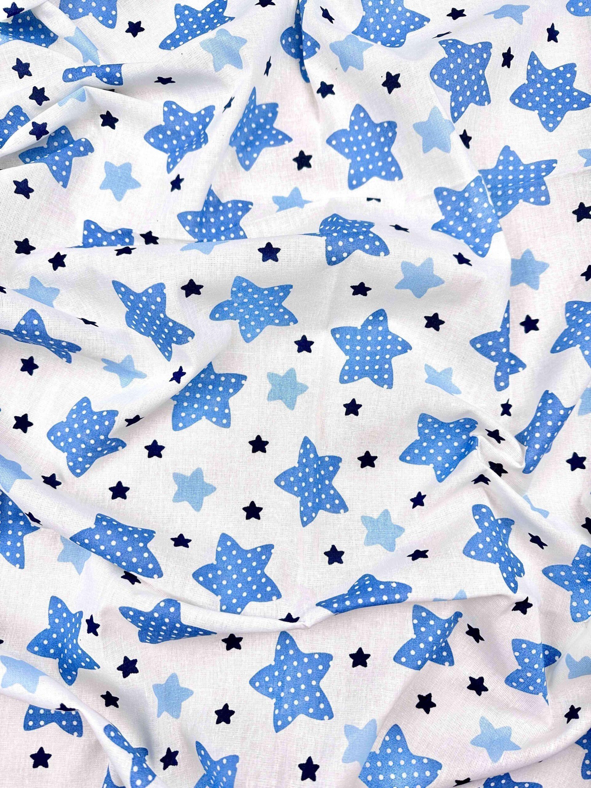 Пеленка ситец №5 110х100 см Синий (379-158)