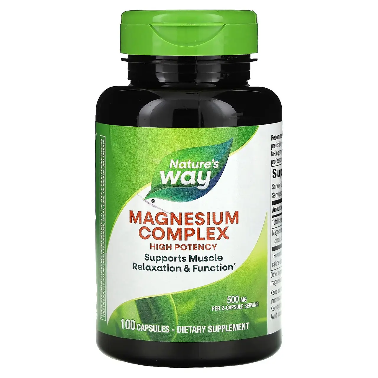Магній Nature's Way Magnesium Complex 500 мг 100 капс.