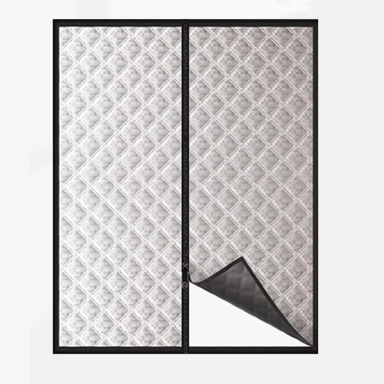 Шторы теплые на двери на магнитах 0,8x2,1 м