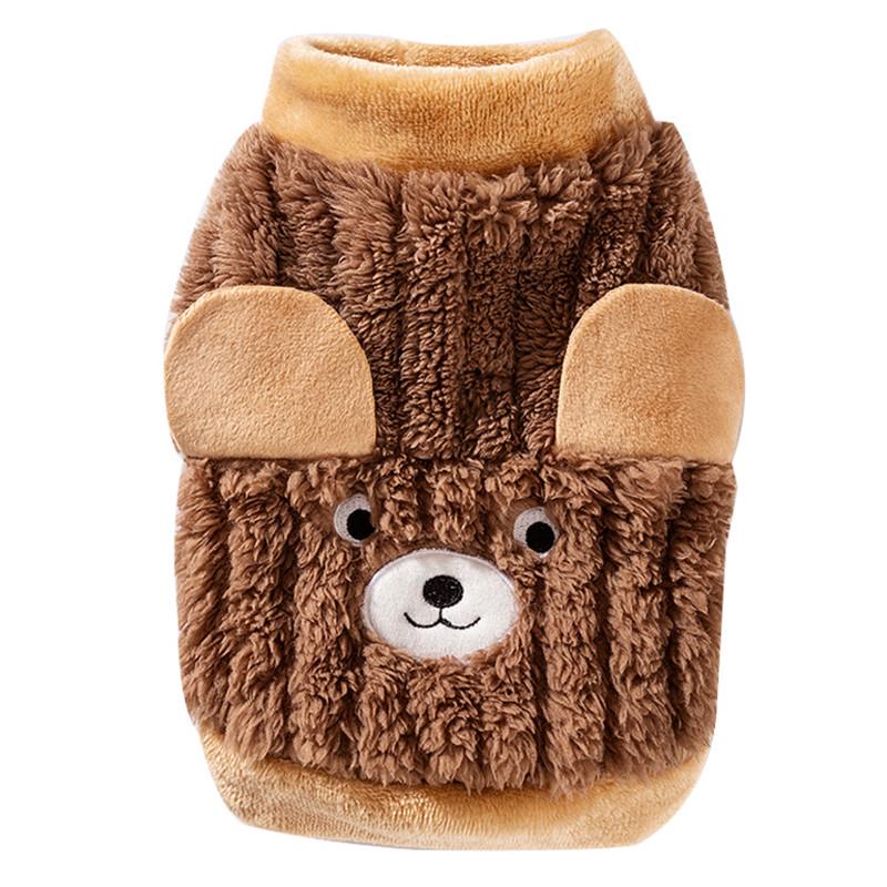 Свитер для животных Hippie dog 2410SXMJ0231 утепленный с ушками M Brown (25714015)