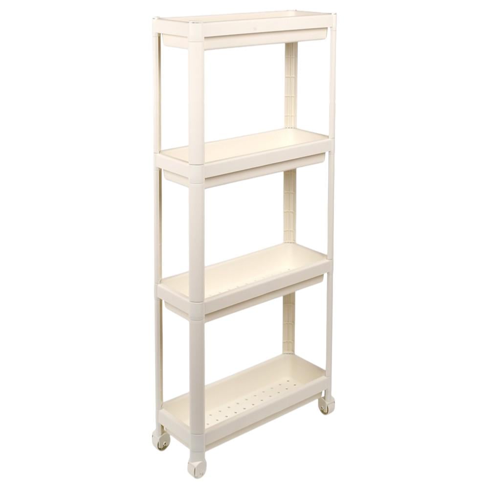 Этажерка на колесах универсальная Cheer R34858-M 44х17х100 см Белый (33352994) Этажерка на колесах универсальная Cheer R34858-M 44х17х100 см Белый (33352994)