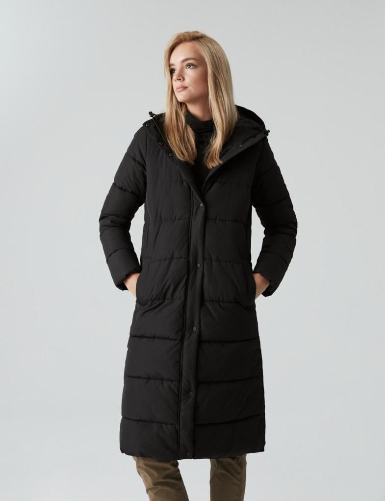 Куртка женская Diverse YELNA удлиненная XS Черный (5902598780355)