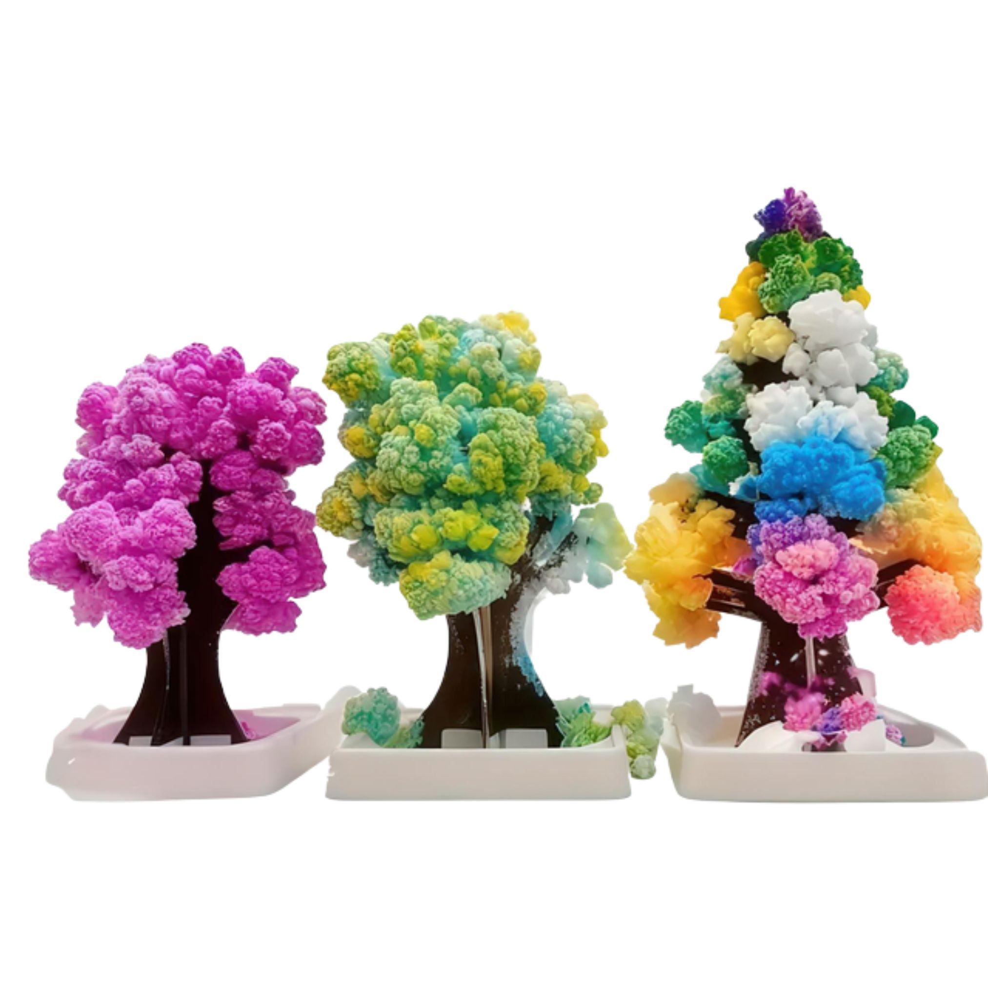 Набор для выращивания кристаллов дерева Елка 3 шт.