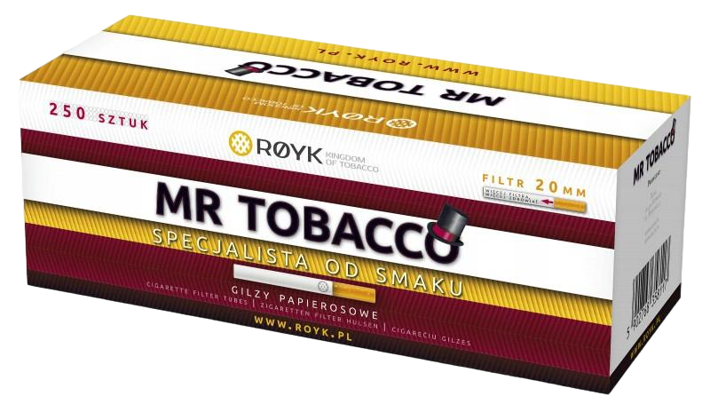 Гильзы для набивки сигарет MR Tobacco 250 шт. Гильзы для набивки сигарет MR Tobacco 250 шт.