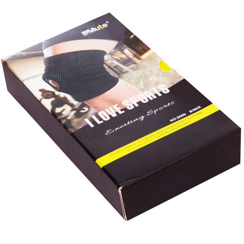 Наколенник бандаж с эластичными ребрами жесткости Zelart MUTE 9069 1 шт. Черный (DR004276) - фото 4 Наколенник бандаж с эластичными ребрами жесткости Zelart MUTE 9069 1 шт. Черный (DR004276) - фото 4