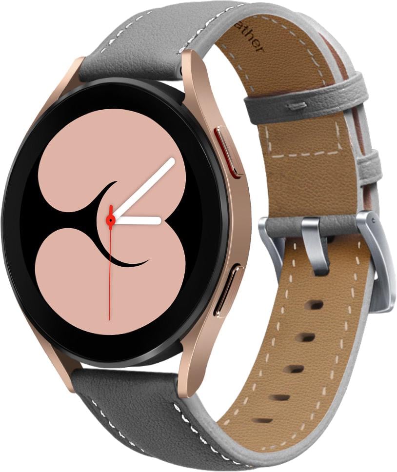 Ремешок кожаный Folsa для Galaxy Watch 4 40 мм Grey (31516-33)