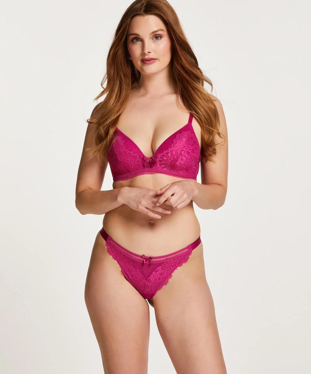 Трусы Hunkemoller Bessie 2XL Фуксия