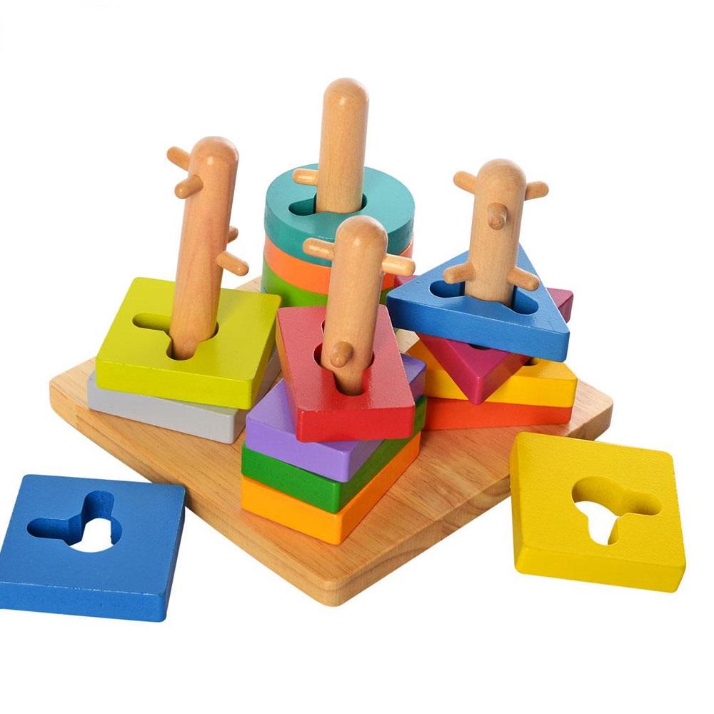 Игрушка деревянная Limo Toy Геометрика (MD 2370)