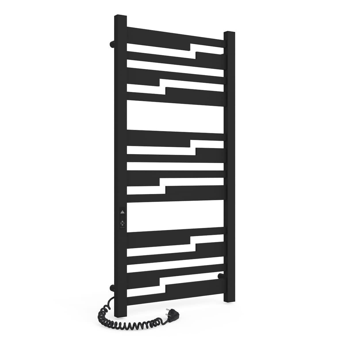 Полотенцесушитель Laris Зебра Тетрис ЧФ Ч 12 Е подключение слева 500х1100 мм (73207856)