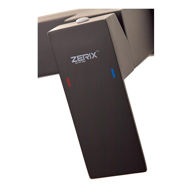 Смеситель для душа Zerix KUB-003 однорычажный с ручной лейкой Черный (37463273)