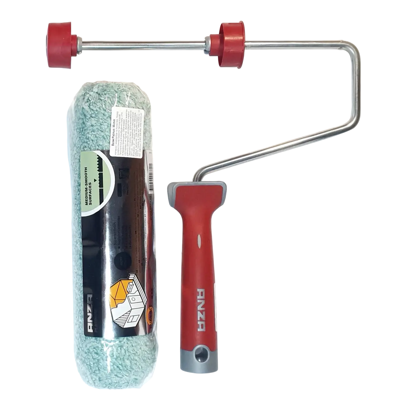 Ручка для валика Anza Elite Maxi и валик Super Micmex Maxi 25 см (5897)