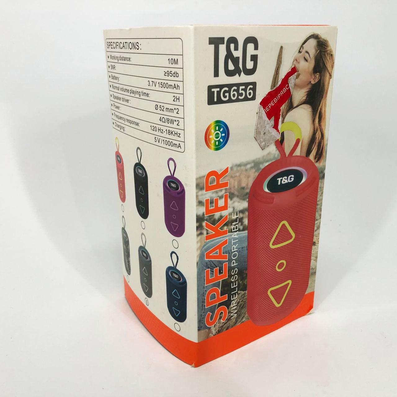 Портативна колонка Bluetooth TG656 FM-радіо Сірий - фото 19 Портативна колонка Bluetooth TG656 FM-радіо Сірий - фото 19