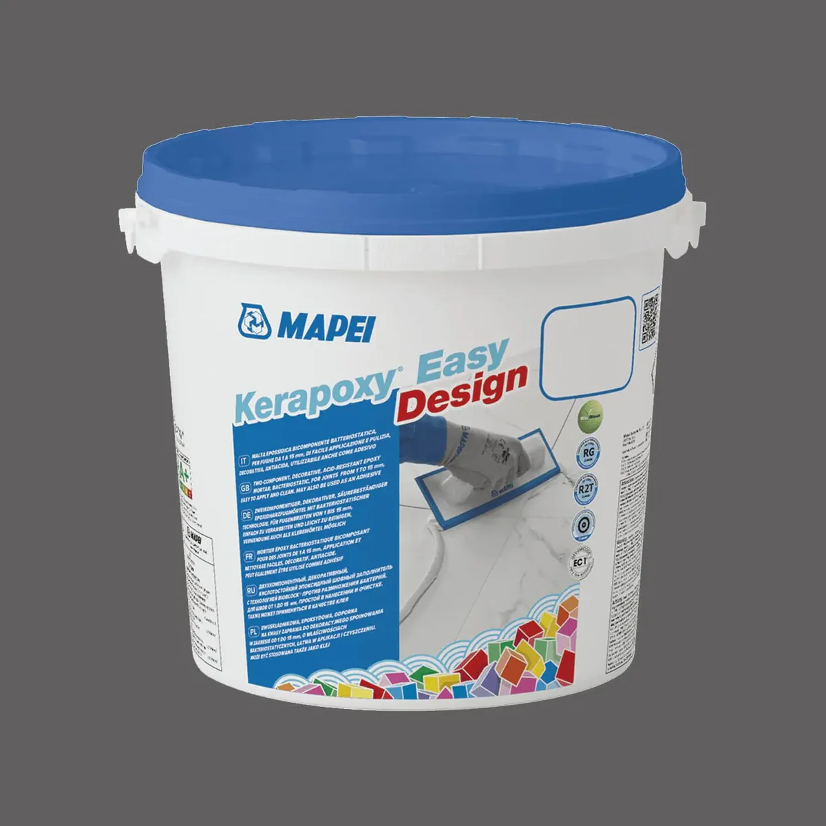 Фуга затирка эпоксидная для швов Mapei Kerapoxy Easy Design 119 3 кг Серый Лондон