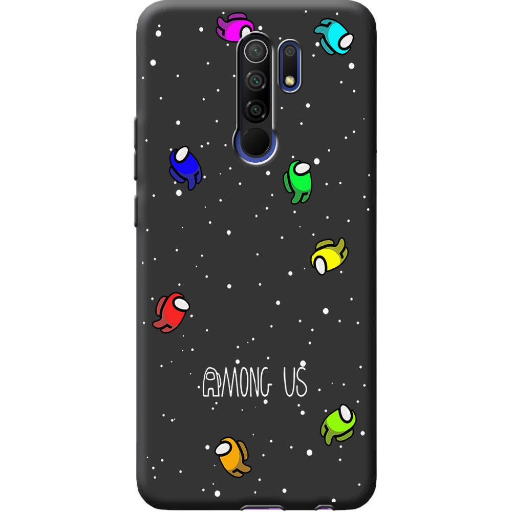 Чохол Boxface Xiaomi Redmi 9 Among Us Invisible Чорний силікон (40233-bk76-40357)
