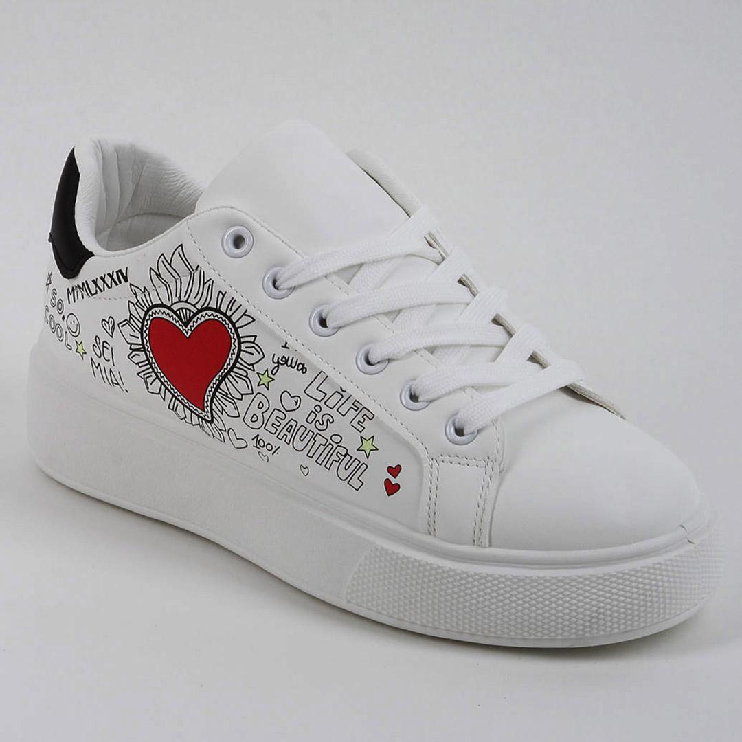 Кеды женские 339083 р. 37 23,5 см Белый