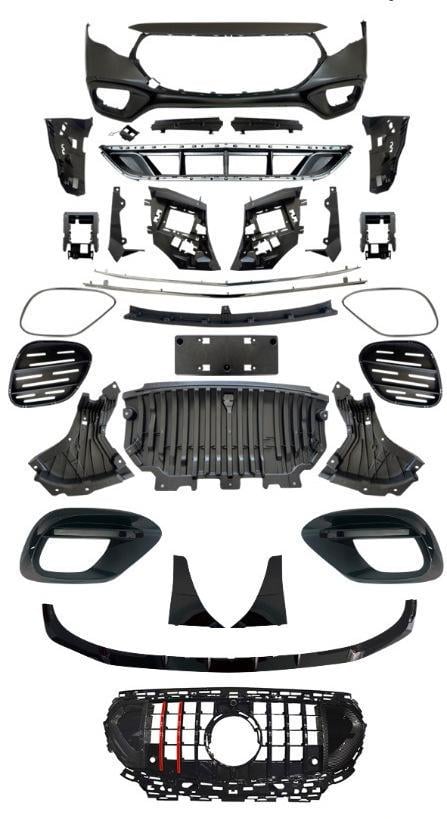 Бампер передний BBS GBT для Mercedes E-сlass W214 2023-рр. пластик под покраску (27672862)