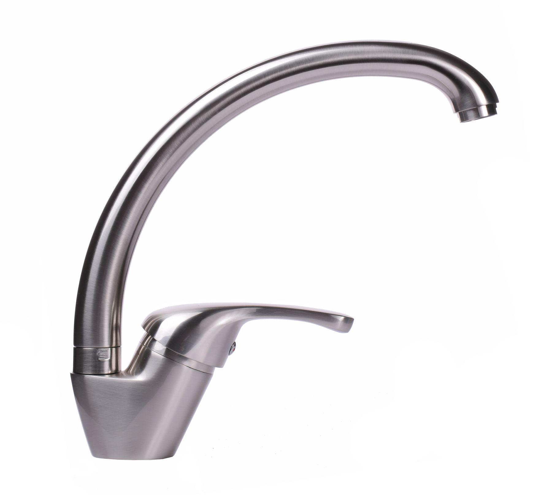 Смеситель для кухни Globus Lux GLSO-0203S-STSTEEL (000012238)