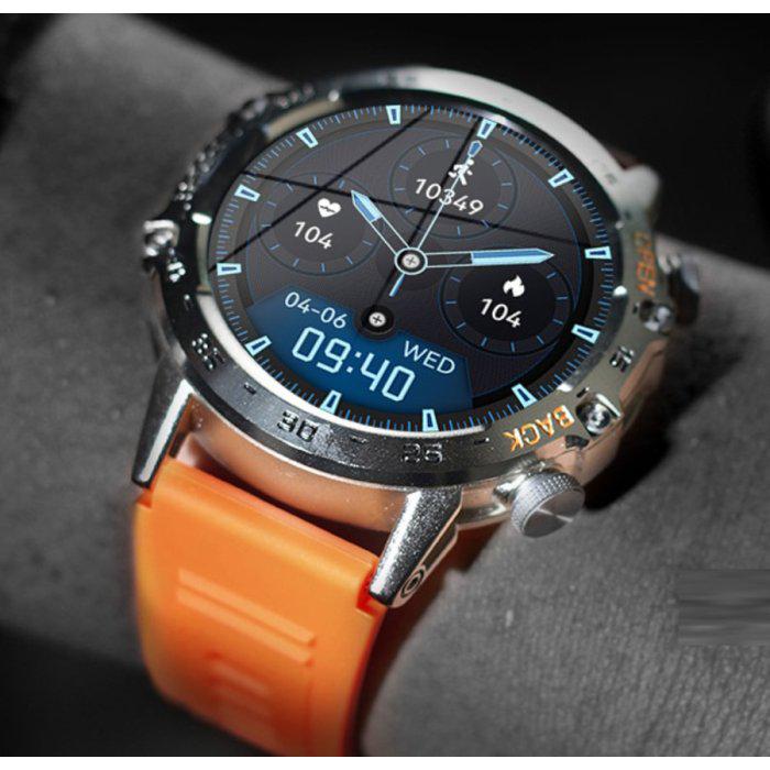 Смарт-часы Modfit Combat Silver/Orange (1077-0268) - фото 4