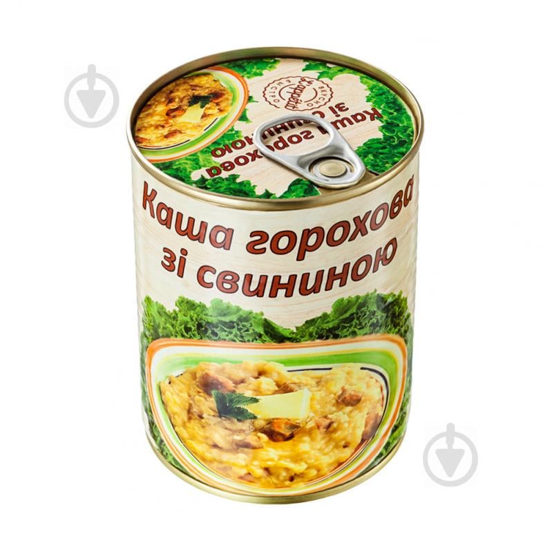 Каша горохова зі свининою L'appetit 350 г (4820177070134) Каша горохова зі свининою L'appetit 350 г (4820177070134)