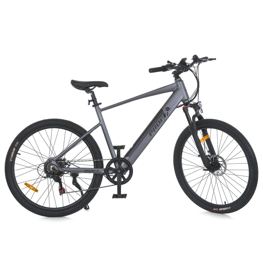 Электровелосипед PROFI MEB 275 SWIFT-2 мотор 350W аккумулятор 36V 10AH 27,5" Серый (32696676)