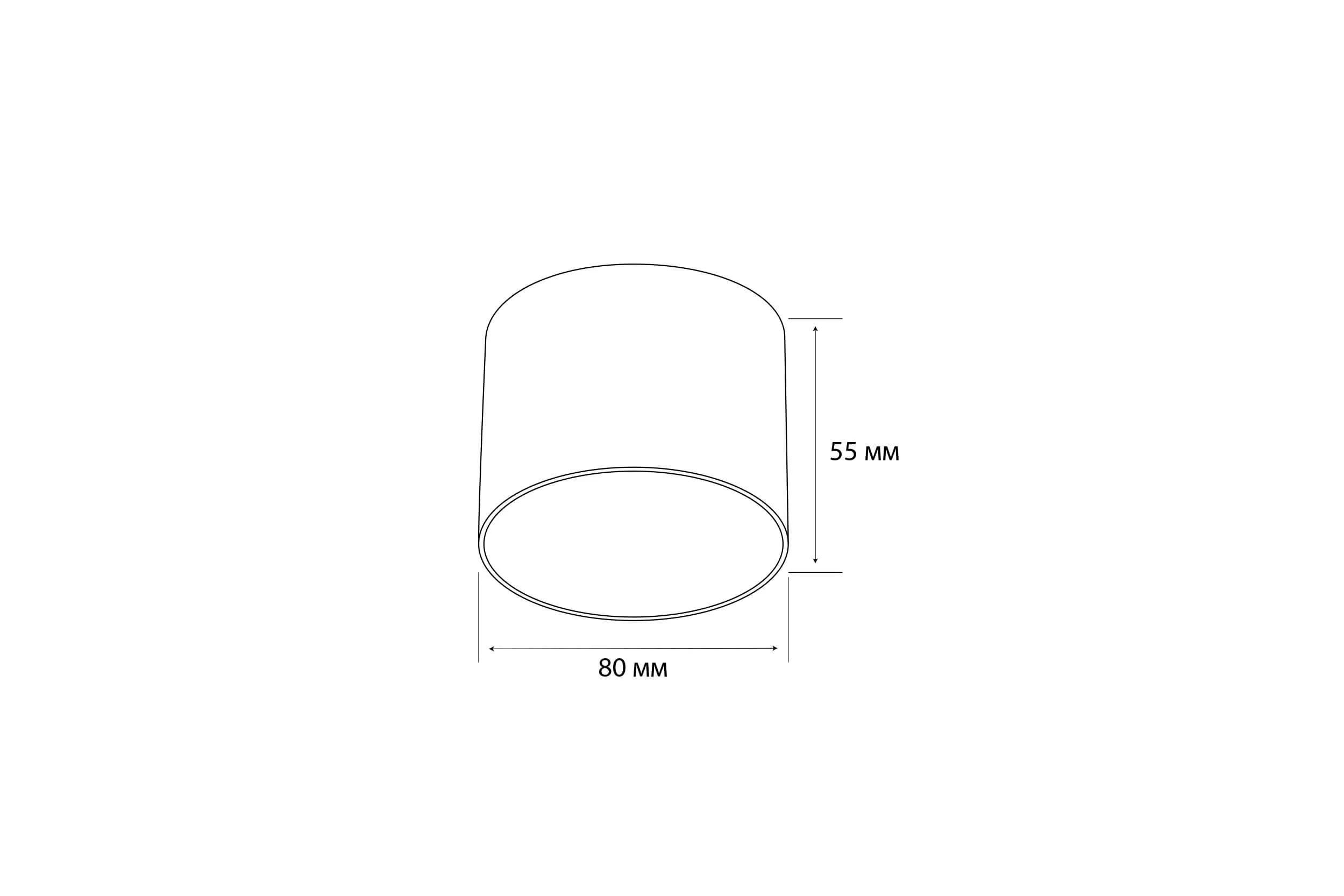 Точковий світильник MJ-Light D001 5 W BK 4000K (9420905) - фото 2